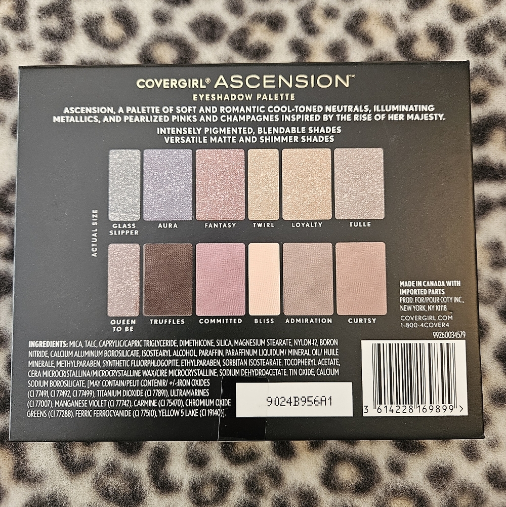Covergirl Her Majesty "Ascension" Eyeshadow Palette, Brand New, Limited Edition